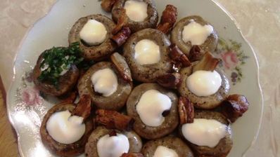 весенняя закуска из шампиньонов