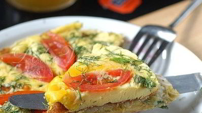 большой австралийский завтрак с яичницей