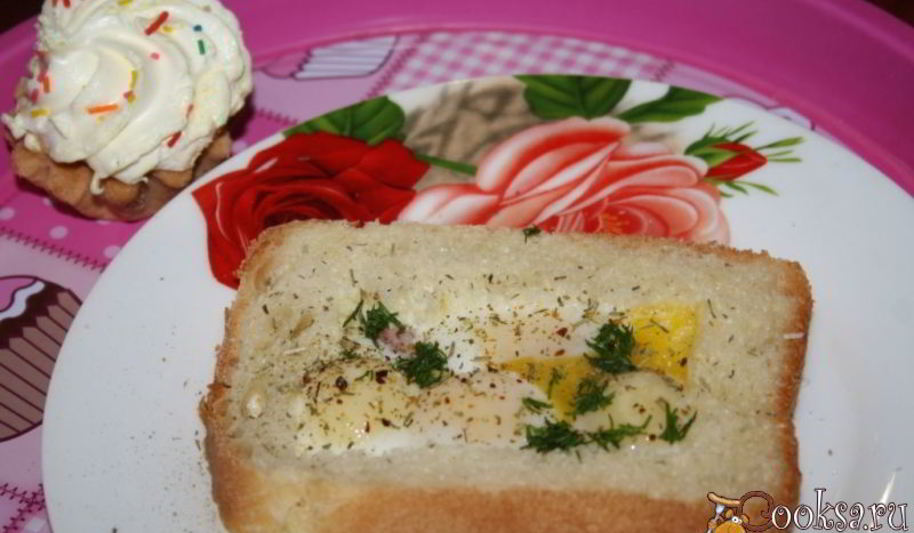 Рецепт детской яичницы малыши в домике