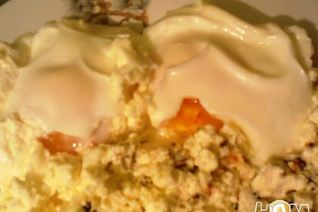 Глазунья с творогом