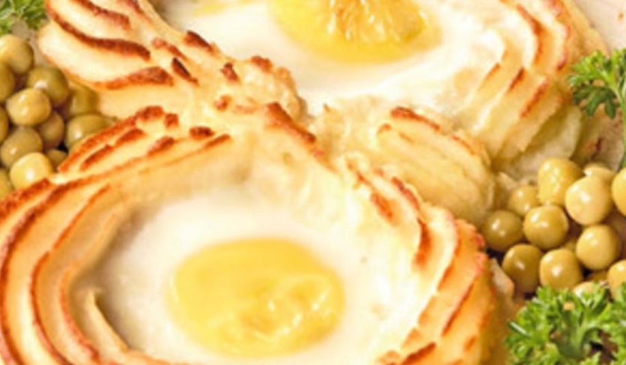 Рецепт глазуньи в кольце