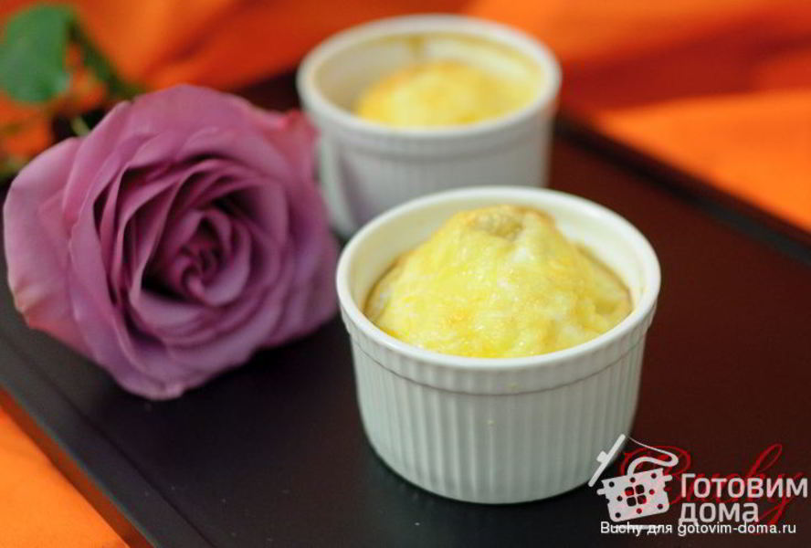 Пикантная яичница в формочках