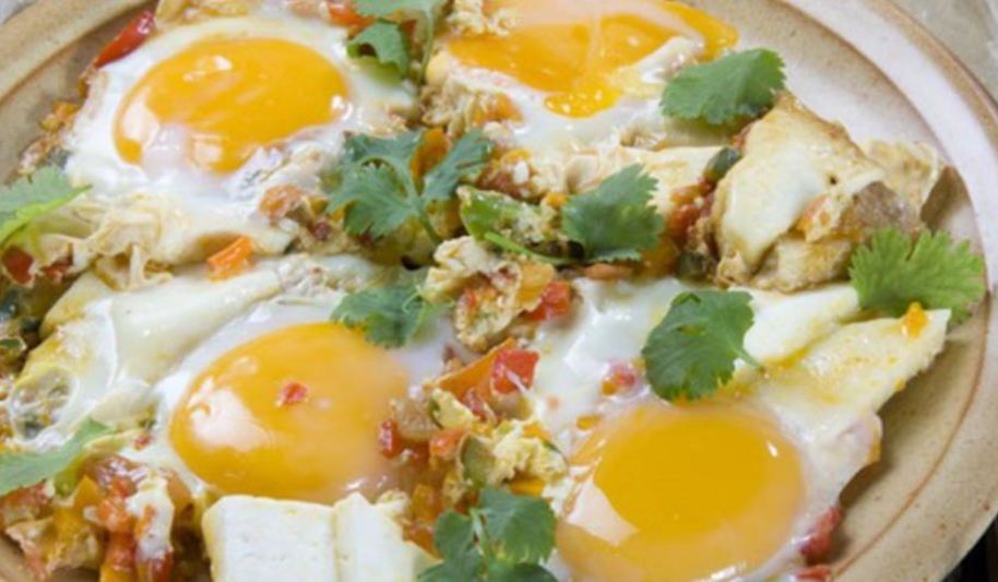 Рецепт шакшуки с брынзой