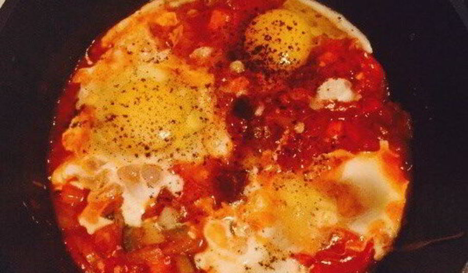 Рецепт шакшуки с лечо