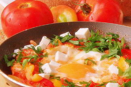 Шакшука с сыром фета