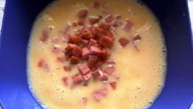 яичница на кефире