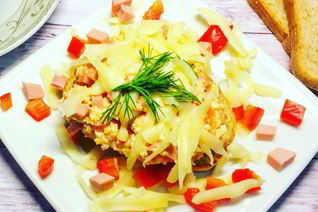 Яичница на хлебе