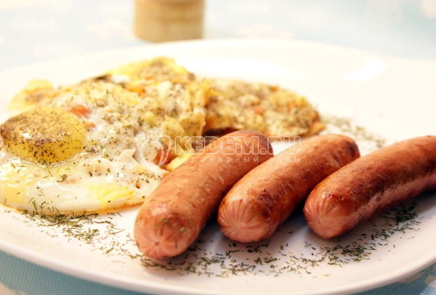 Яичница на завтрак