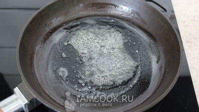 яичница с горошком и стручковой фасолью