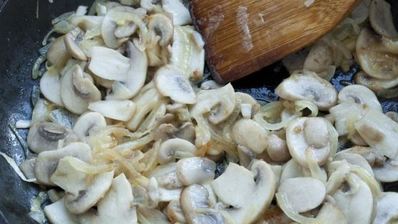 яичница с грибами