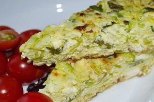 Яичница с кабачками