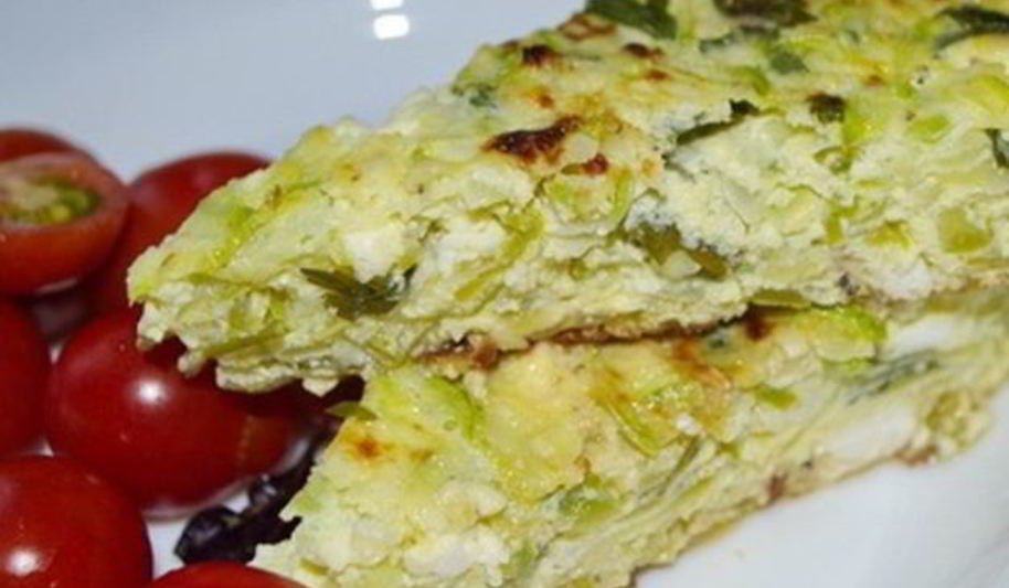 Рецепт яичницы с кабачками