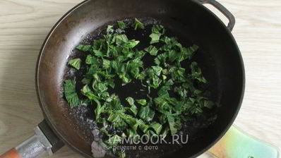 яичница с крапивой