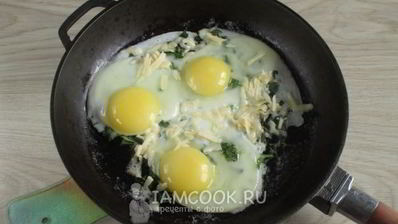 яичница с крапивой