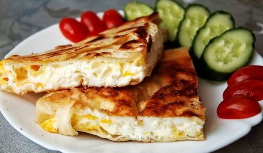 Рецепт яичницы с сыром в лаваше