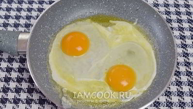 яичница с сыром