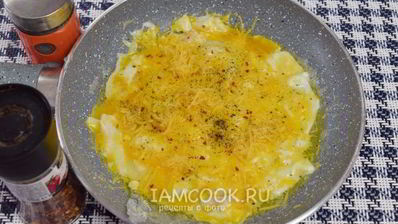 яичница с сыром