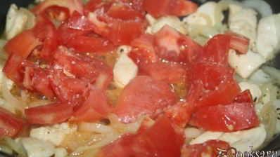 яичница со сметаной