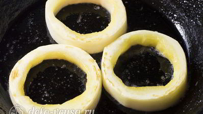 яичница в кабачке