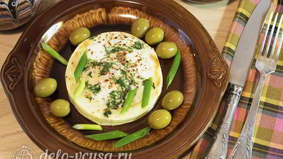 яичница в кабачке