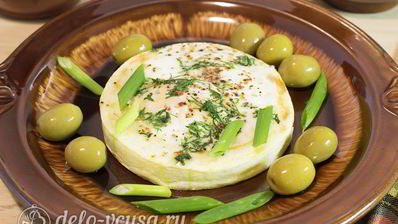 яичница в кабачке