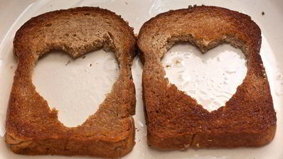 яичница в хлебе