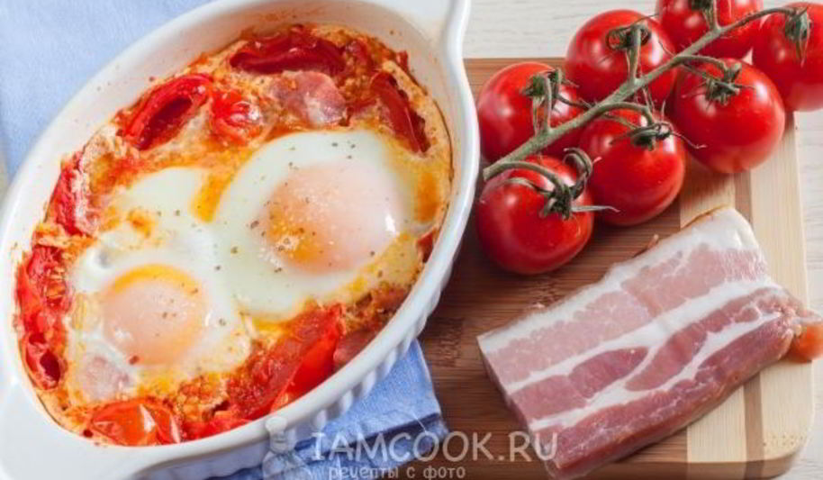 Рецепт яичницы в микроволновке