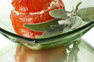 Яичница в помидоре