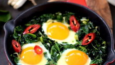 зеленая шакшука