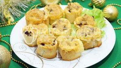 закуска грибные пенечки