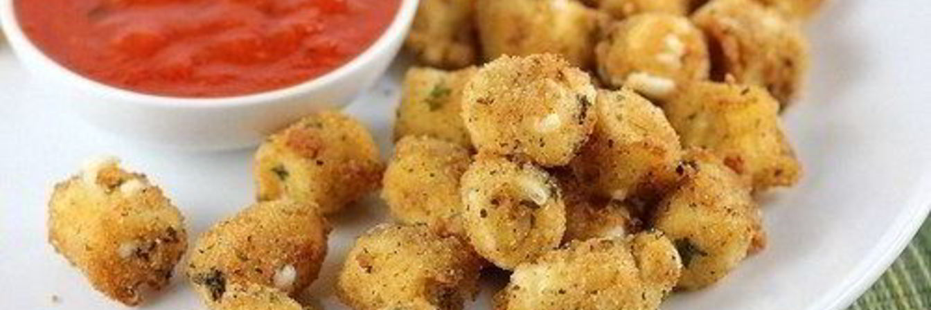 Закуска из моцареллы в панировке