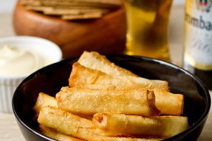 Закуска из сулугуни в тесте фило