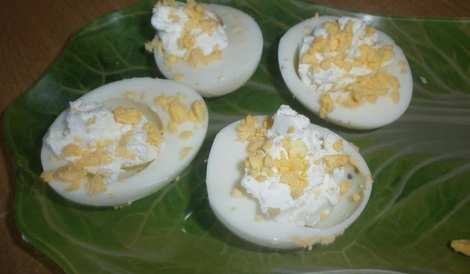 Рецепт закуски из яиц с сыром сиртаки