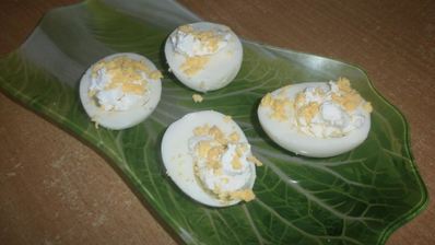 закуска из яиц с сыром сиртаки