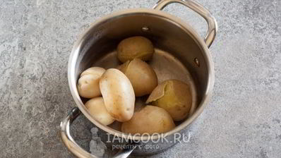 закуска картошка с крабовыми палочками