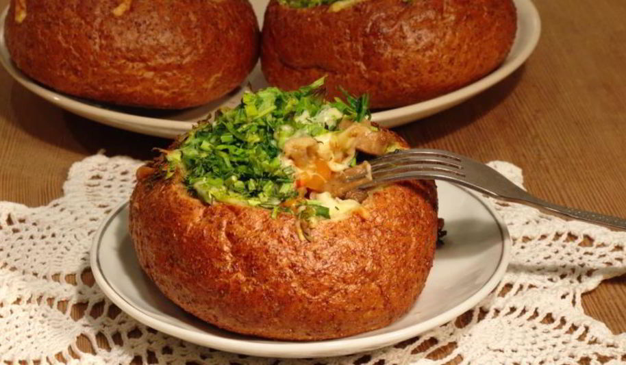 Рецепт закуски с курицей сюрприз