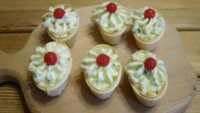 закуска с сыром и чесноком