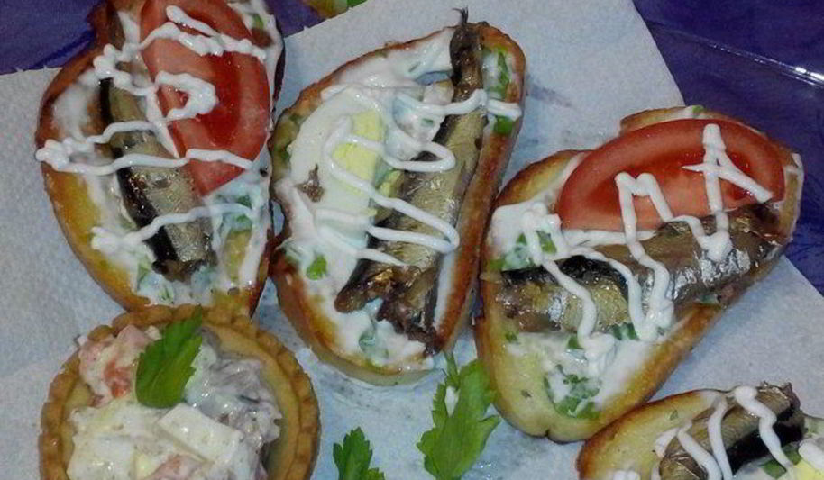 Рецепт закуски шпротной фантазия