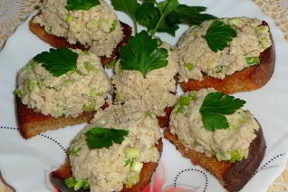 Закуски с чесноком