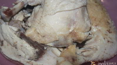 базовое заливное из курицы с сухой кавказской аджикой