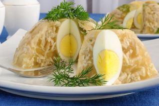 Куриное заливное