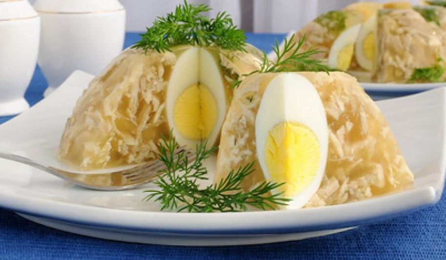 Рецепт куриного заливного