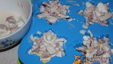 новогоднее заливное из кальмаров