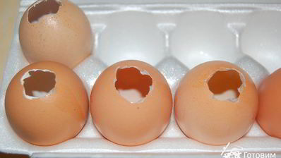 яйца фаберже — заливное в яичной скорлупе