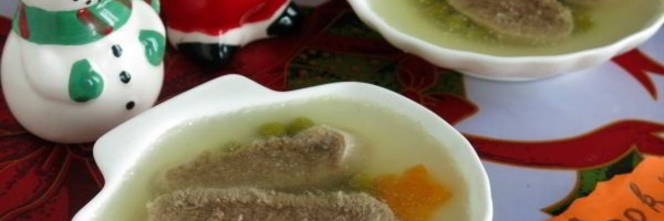 Заливное из говяжьего языка