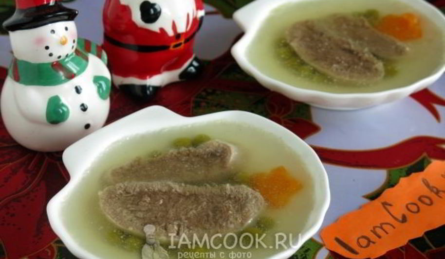 Рецепт заливного из говяжьего языка