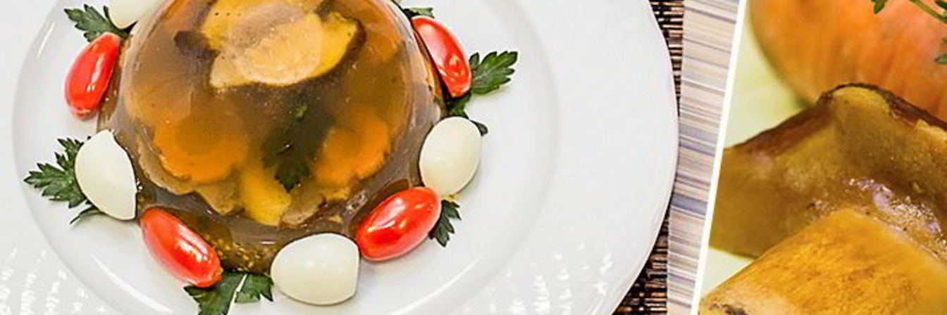 Заливное из грибов