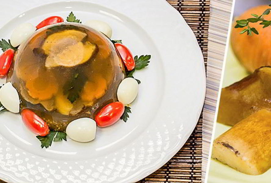 Заливное из грибов