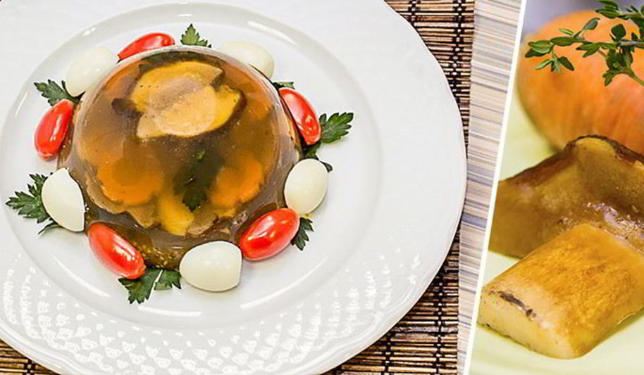 Рецепт заливного из грибов