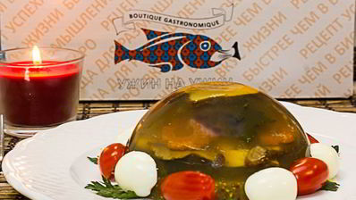 заливное из грибов